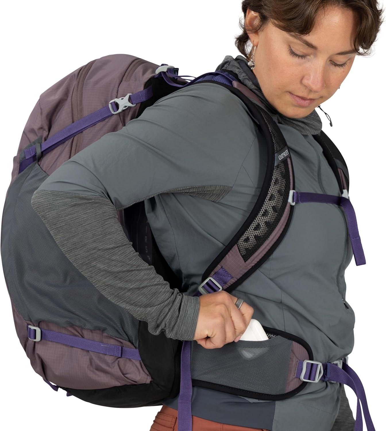 imageOsprey Hikelite 18L Durable Hiking Backpack Travel Daypack with Rain Cover for Men and Women Olive TanRaven Black