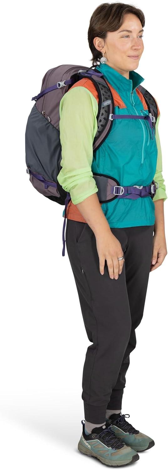 imageOsprey Hikelite 18L Durable Hiking Backpack Travel Daypack with Rain Cover for Men and Women Olive TanRaven Black