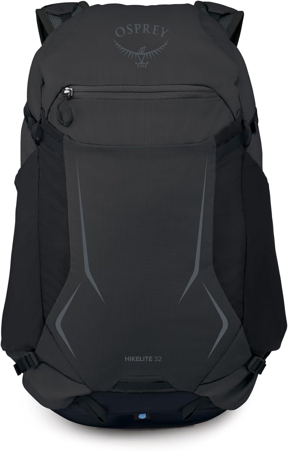 imageOsprey Hikelite 18L Durable Hiking Backpack Travel Daypack with Rain Cover for Men and Women Olive TanRaven Black