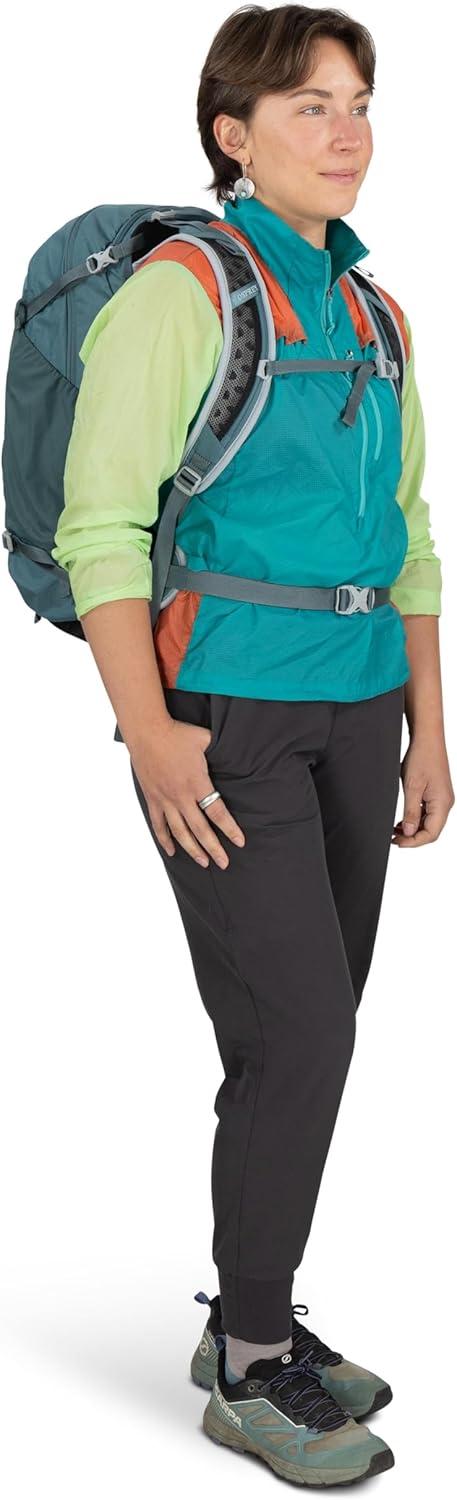 imageOsprey Hikelite 18L Durable Hiking Backpack Travel Daypack with Rain Cover for Men and Women Olive TanRaven Black