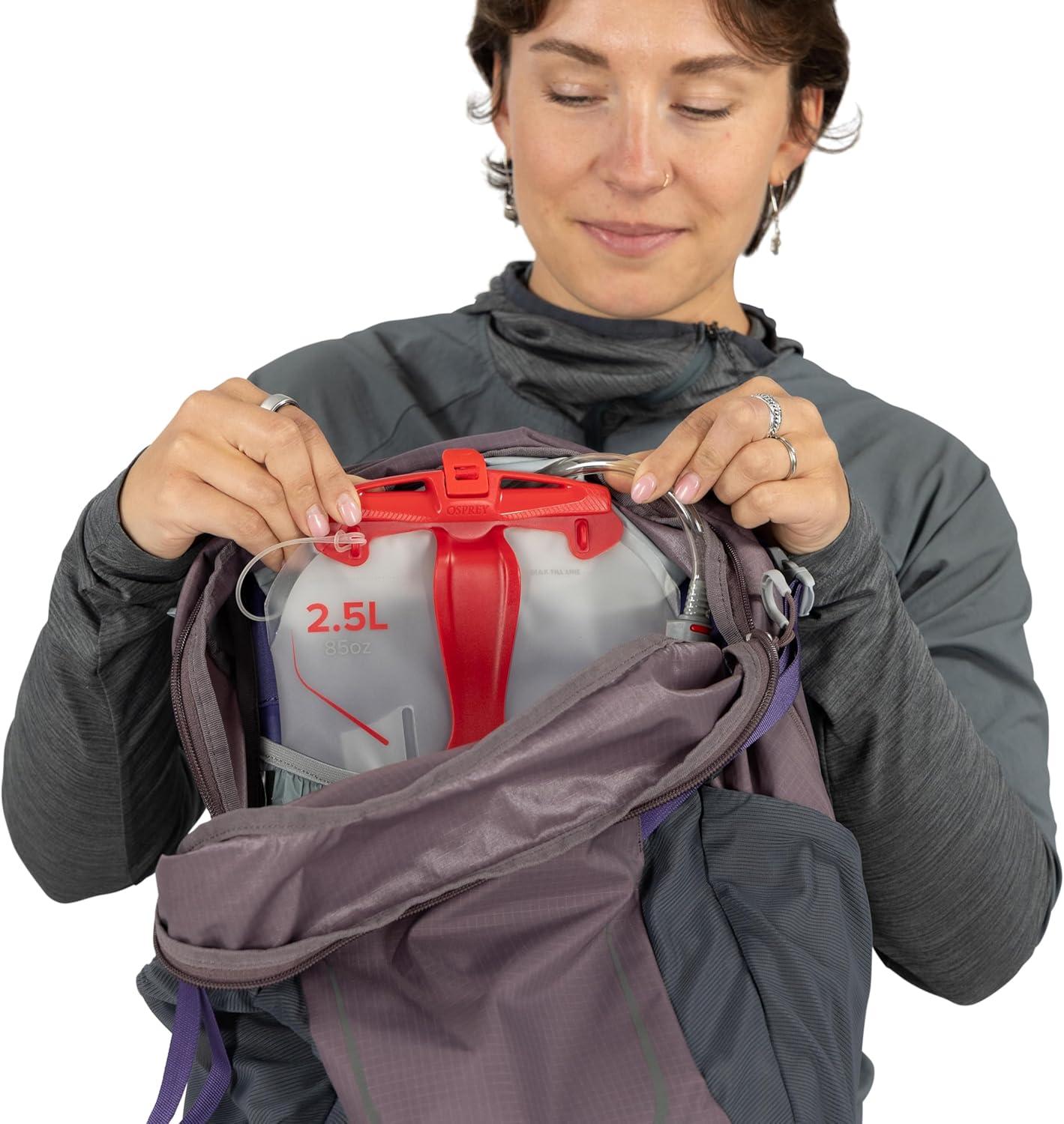 imageOsprey Hikelite 18L Durable Hiking Backpack Travel Daypack with Rain Cover for Men and Women Olive TanRaven Black