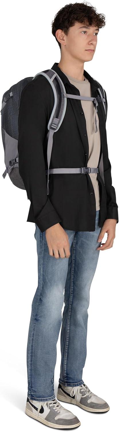 imageOsprey Nebula Commuter Backpack Everyday Bag with Laptop Sleeve and Bottle Pockets Torrent Blue HeatherAlpaca TanLatte Brown Heather