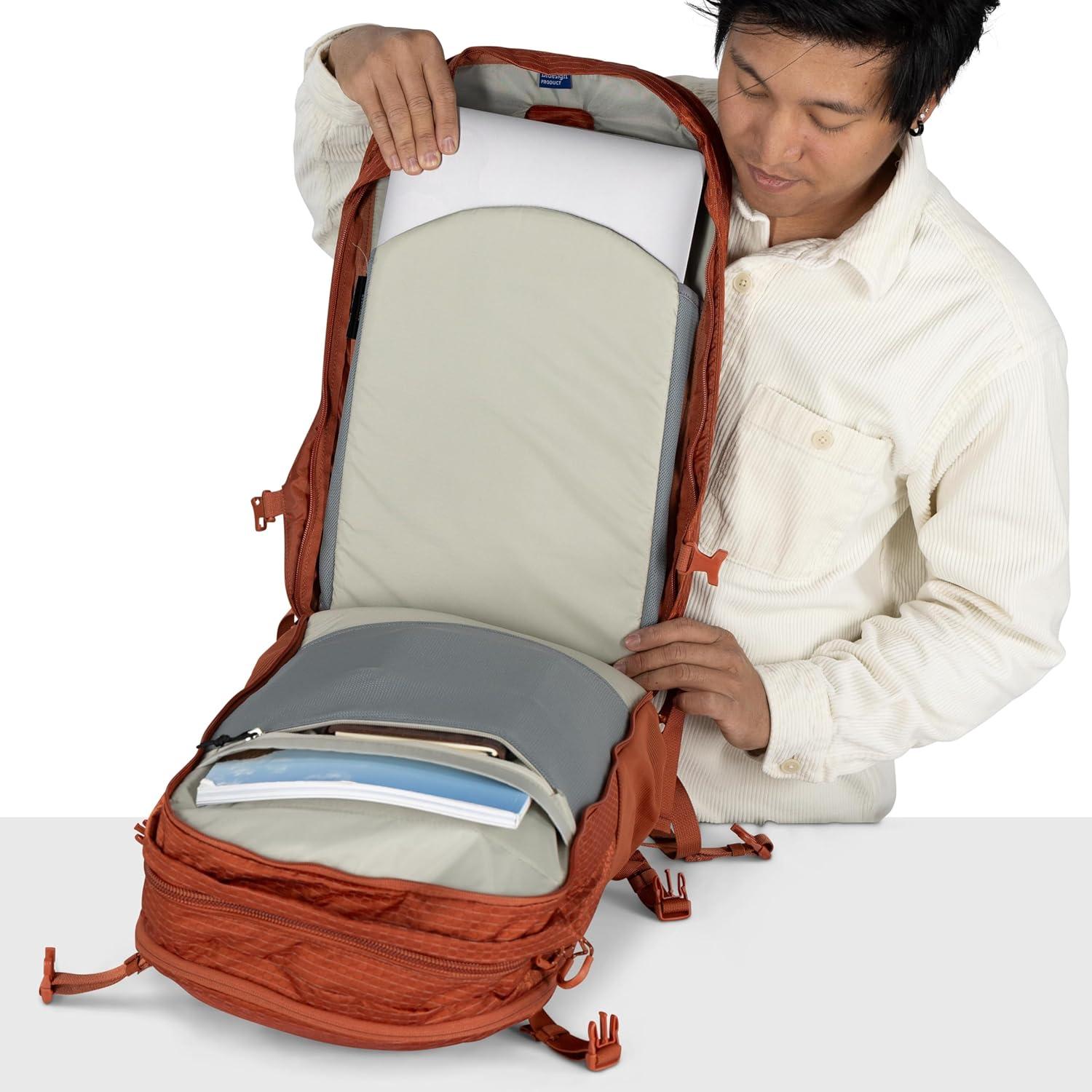 imageOsprey Nebula Commuter Backpack Everyday Bag with Laptop Sleeve and Bottle Pockets Torrent Blue HeatherGraphitepurple Heather