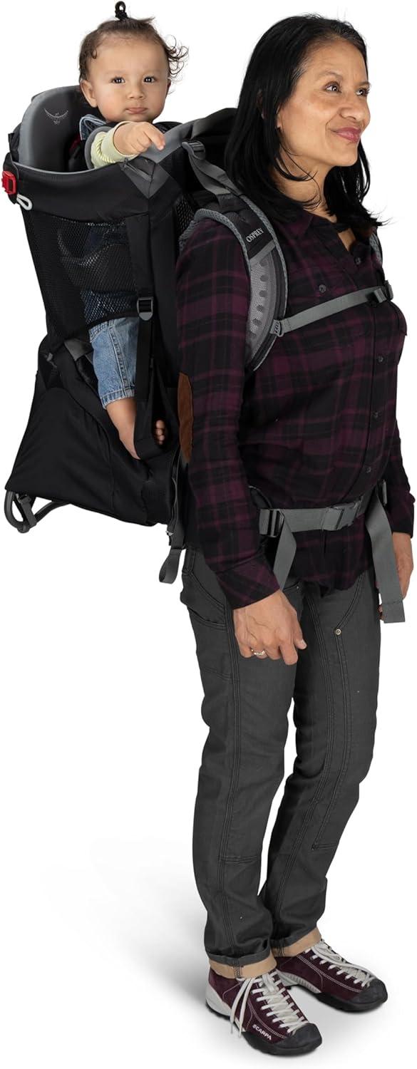 imageOsprey Poco Child Carrier Backpack Adjustable Travel Baby Carrier with Sunshade Comfortable Hiking Carrier for ToddlersTidal Blue