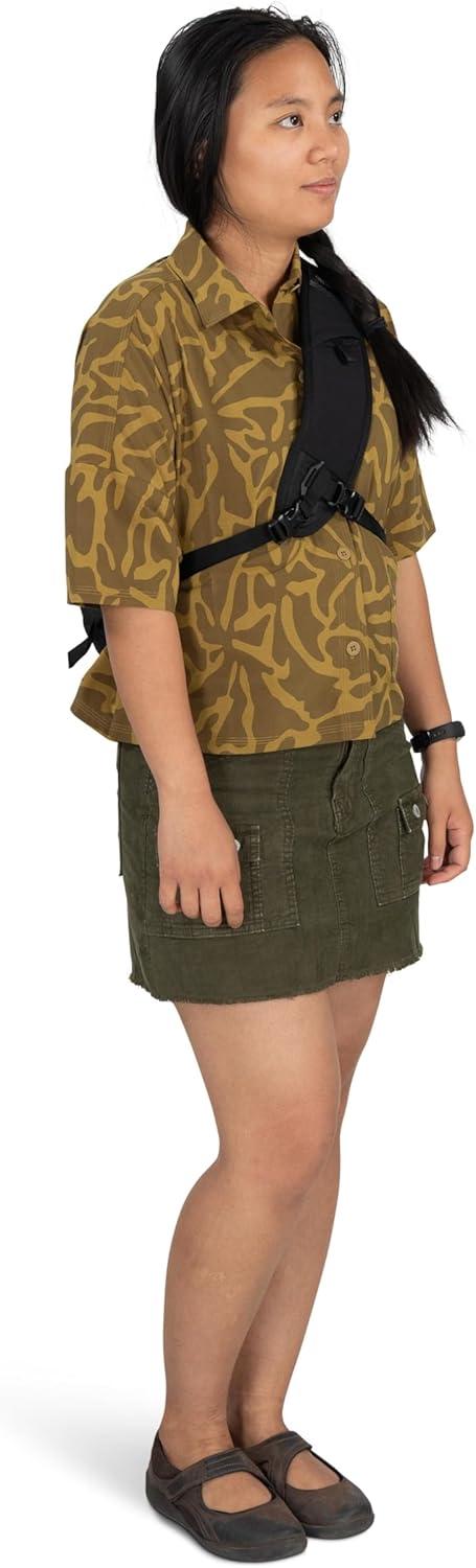 imageOsprey Quasar Shoulder Sling Bag Everyday Crossbody Backpack with Laptop Sleeve Bottle Pocket amp Phone Pocket Phantom Grey HeatherTorrent Blue Heather