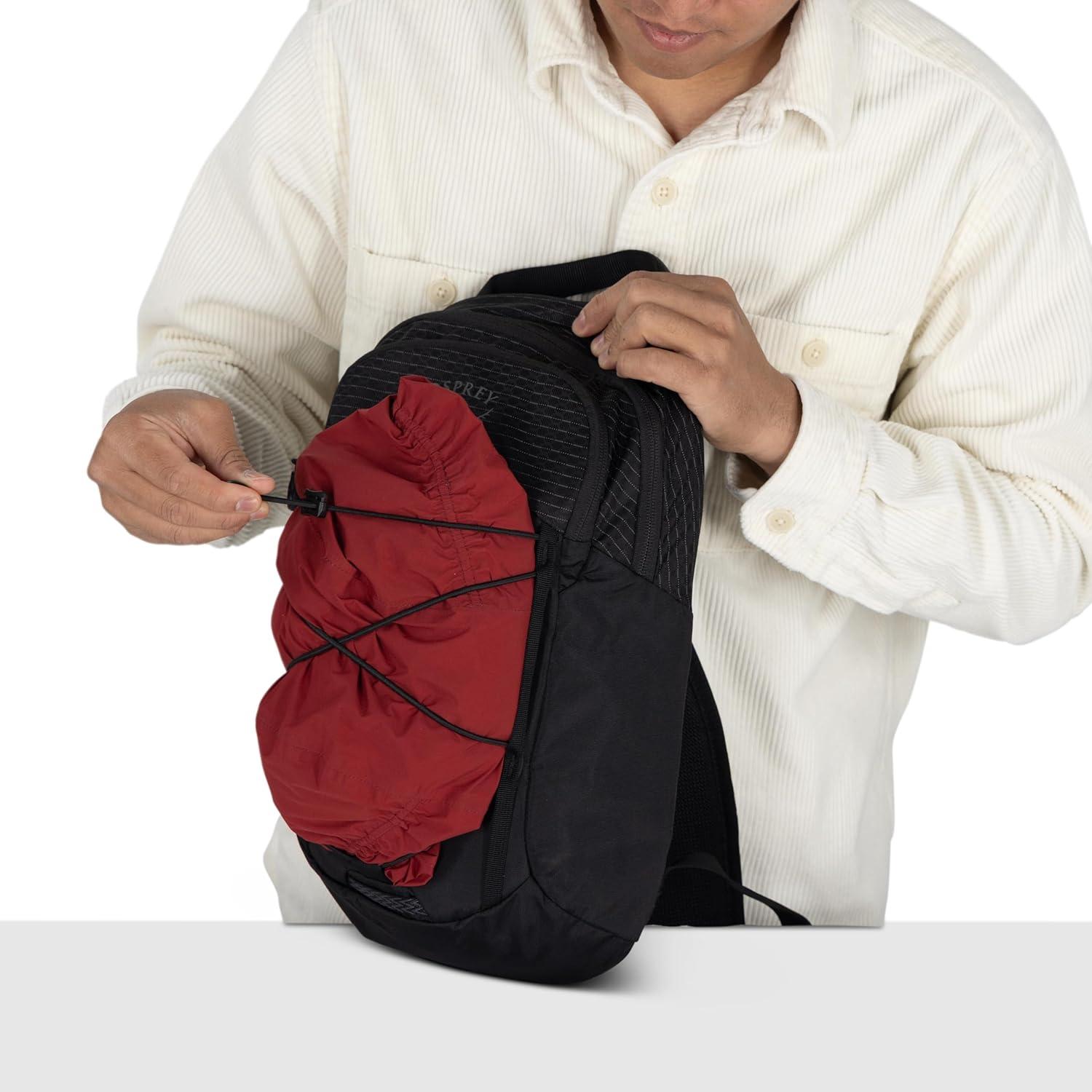 imageOsprey Quasar Shoulder Sling Bag Everyday Crossbody Backpack with Laptop Sleeve Bottle Pocket amp Phone Pocket Phantom Grey HeatherTorrent Blue Heather