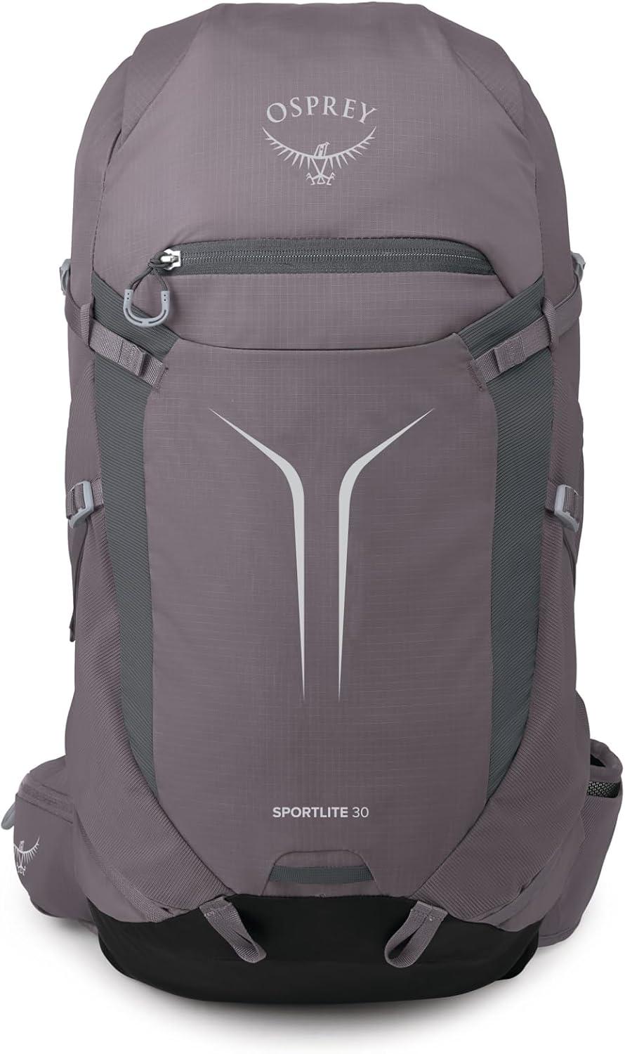 imageOsprey Sportlite 22L Lightweight Hiking Backpack for Men and Women Everyday Hiking Bag Travel Daypack Olive TanGraphite Purple