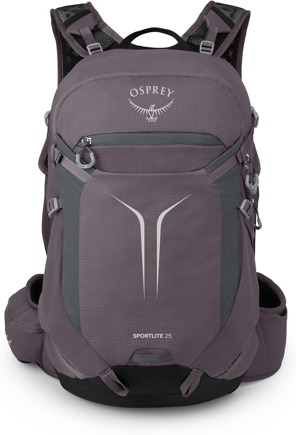 imageOsprey Sportlite 22L Lightweight Hiking Backpack for Men and Women Everyday Hiking Bag Travel Daypack Olive TanGraphite Purple