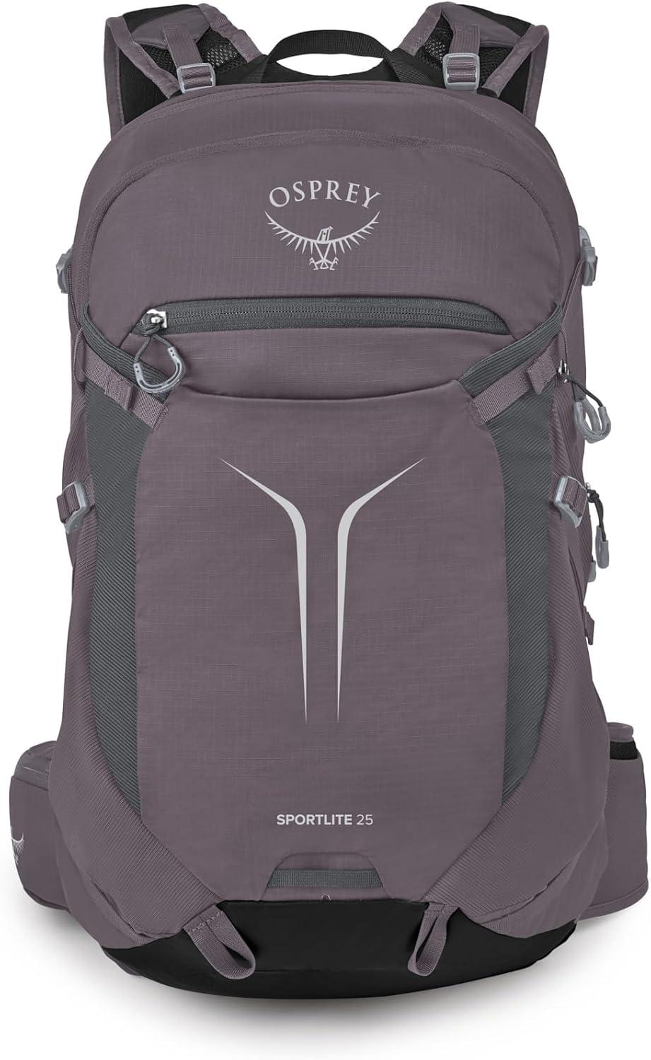 imageOsprey Sportlite 22L Lightweight Hiking Backpack for Men and Women Everyday Hiking Bag Travel Daypack Olive TanGraphite Purple