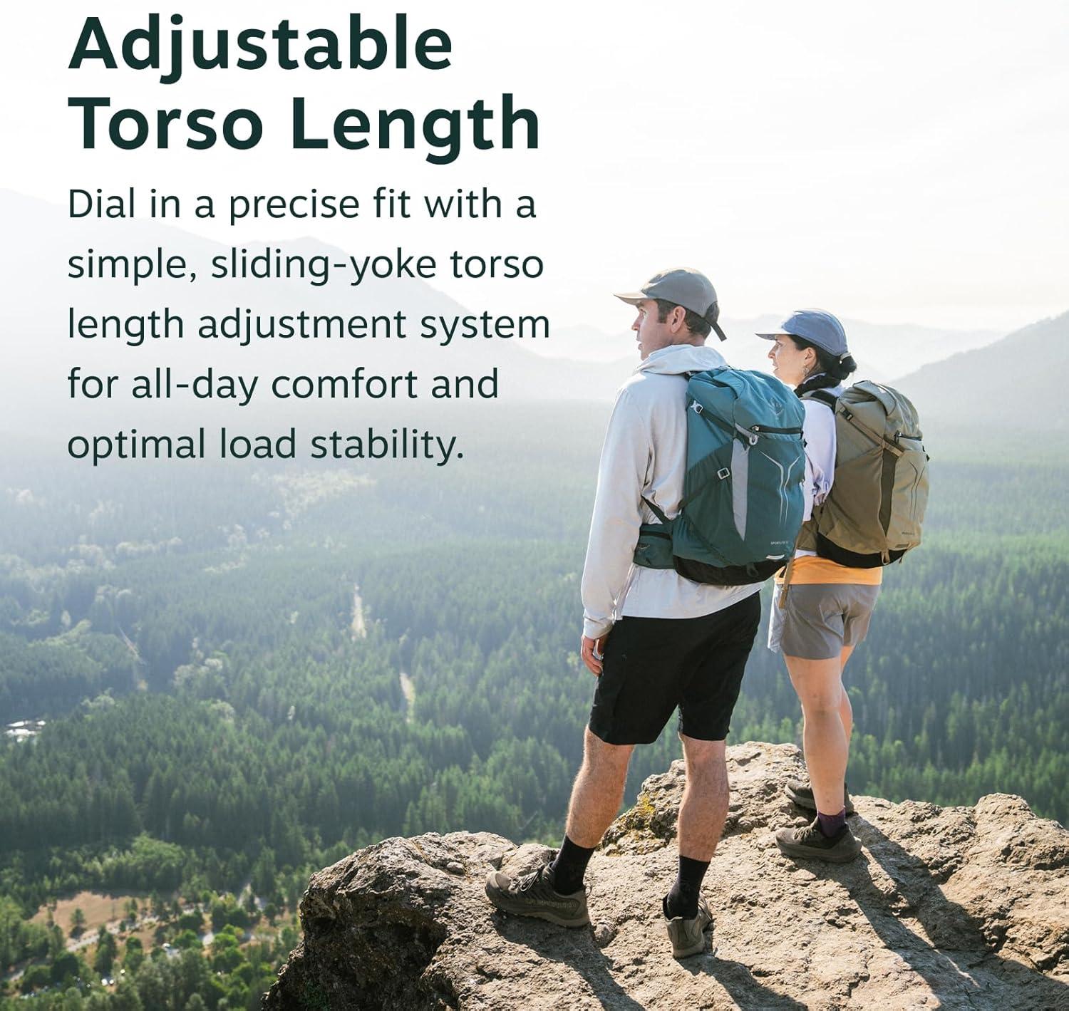 imageOsprey Sportlite 22L Lightweight Hiking Backpack for Men and Women Everyday Hiking Bag Travel Daypack Olive TanGraphite Purple