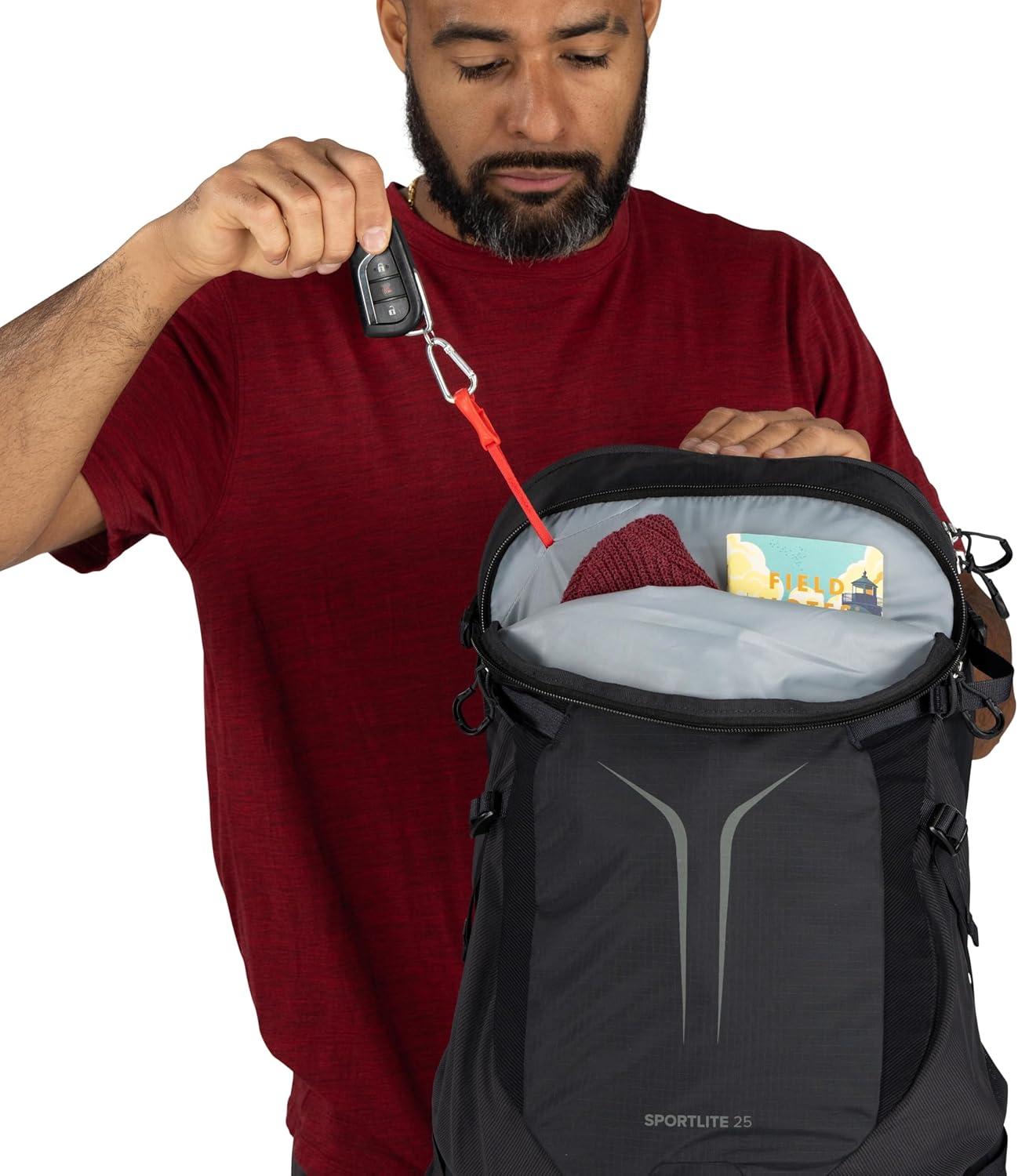 imageOsprey Sportlite 22L Lightweight Hiking Backpack for Men and Women Everyday Hiking Bag Travel Daypack Olive TanGraphite Purple