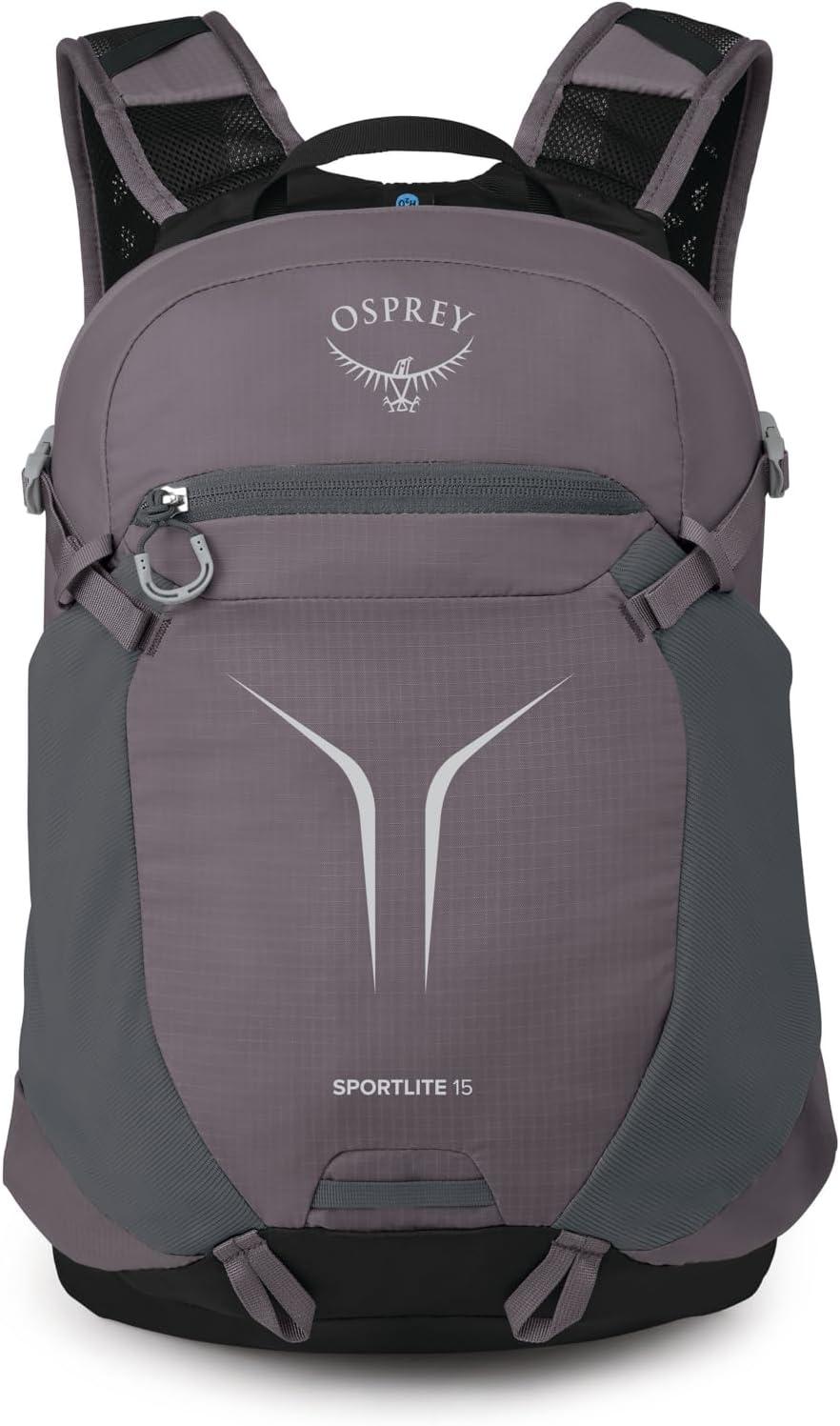 imageOsprey Sportlite 22L Lightweight Hiking Backpack for Men and Women Everyday Hiking Bag Travel Daypack Olive TanGraphite Purple