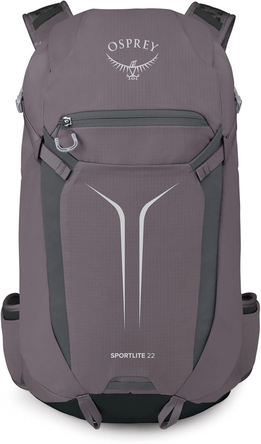 imageOsprey Sportlite 22L Lightweight Hiking Backpack for Men and Women Everyday Hiking Bag Travel Daypack Olive TanGraphite Purple