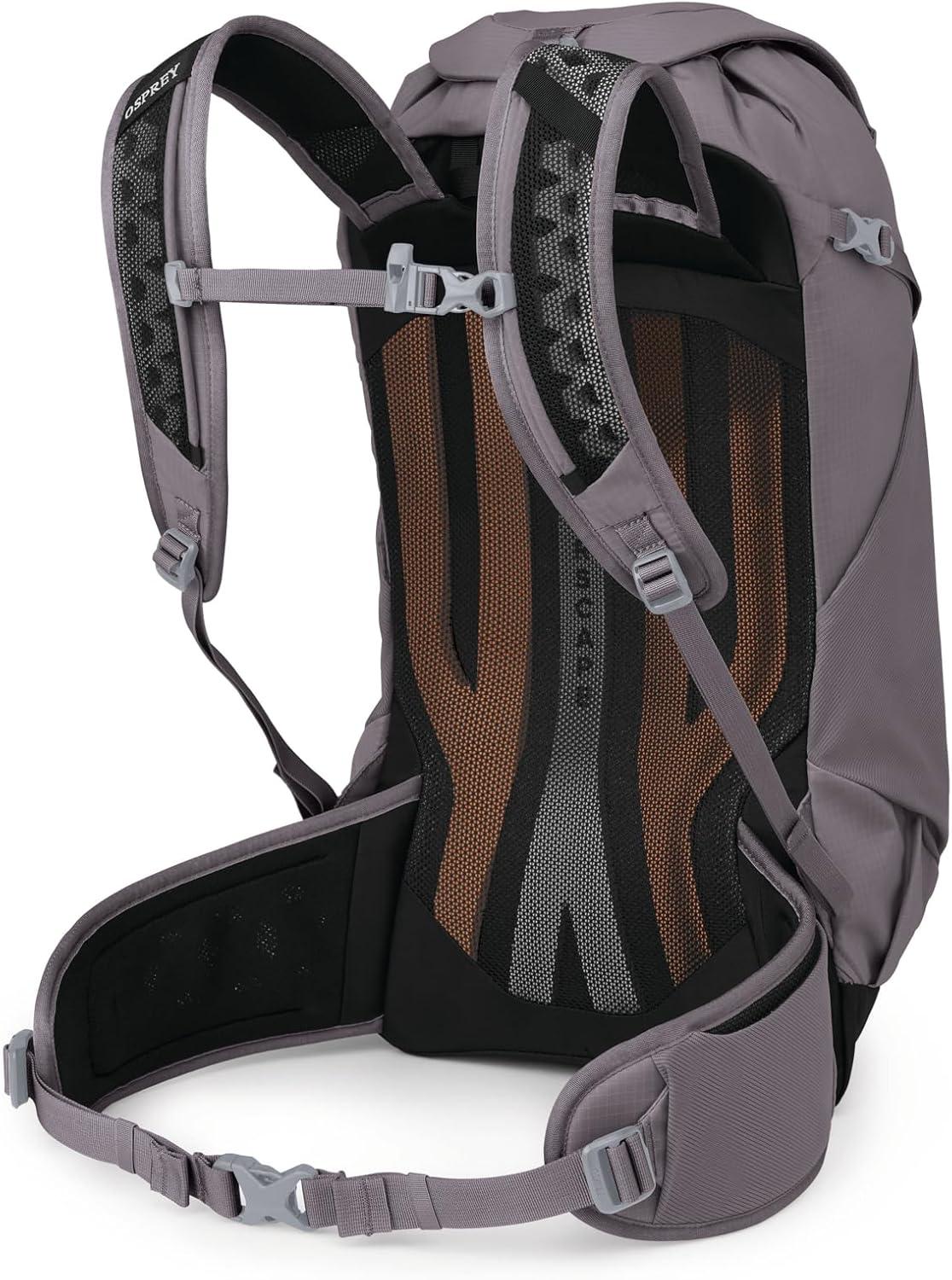 imageOsprey Sportlite 22L Lightweight Hiking Backpack for Men and Women Everyday Hiking Bag Travel Daypack Olive TanGraphite Purple