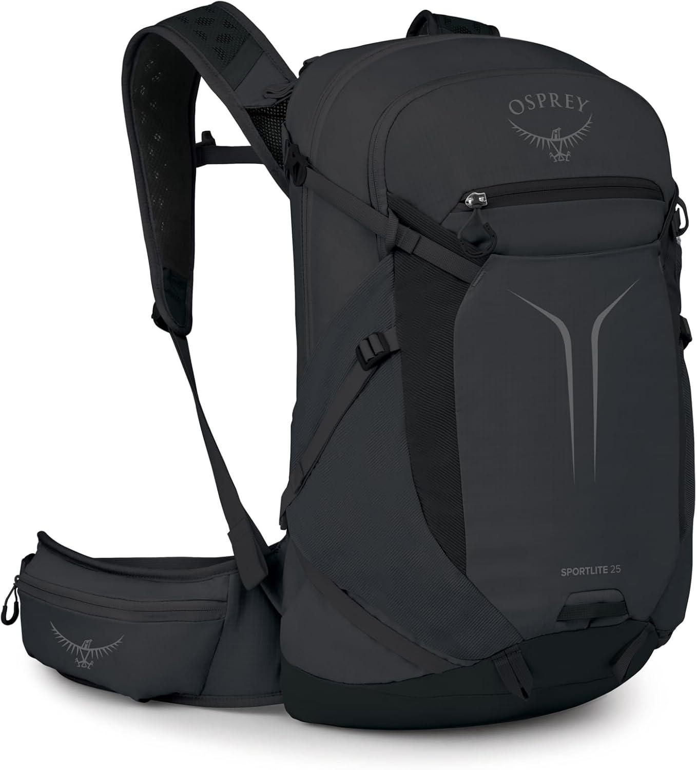 imageOsprey Sportlite 22L Lightweight Hiking Backpack for Men and Women Everyday Hiking Bag Travel Daypack Olive TanRaven Black