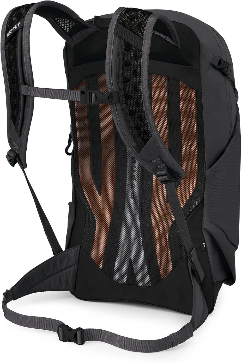 imageOsprey Sportlite 22L Lightweight Hiking Backpack for Men and Women Everyday Hiking Bag Travel Daypack Olive TanRaven Black