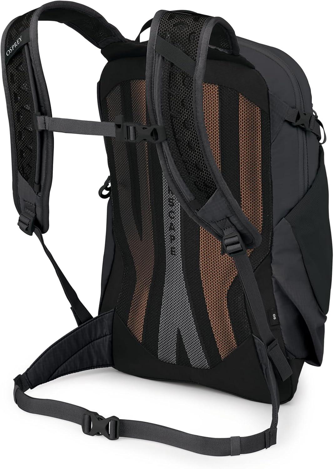 imageOsprey Sportlite 22L Lightweight Hiking Backpack for Men and Women Everyday Hiking Bag Travel Daypack Olive TanRaven Black