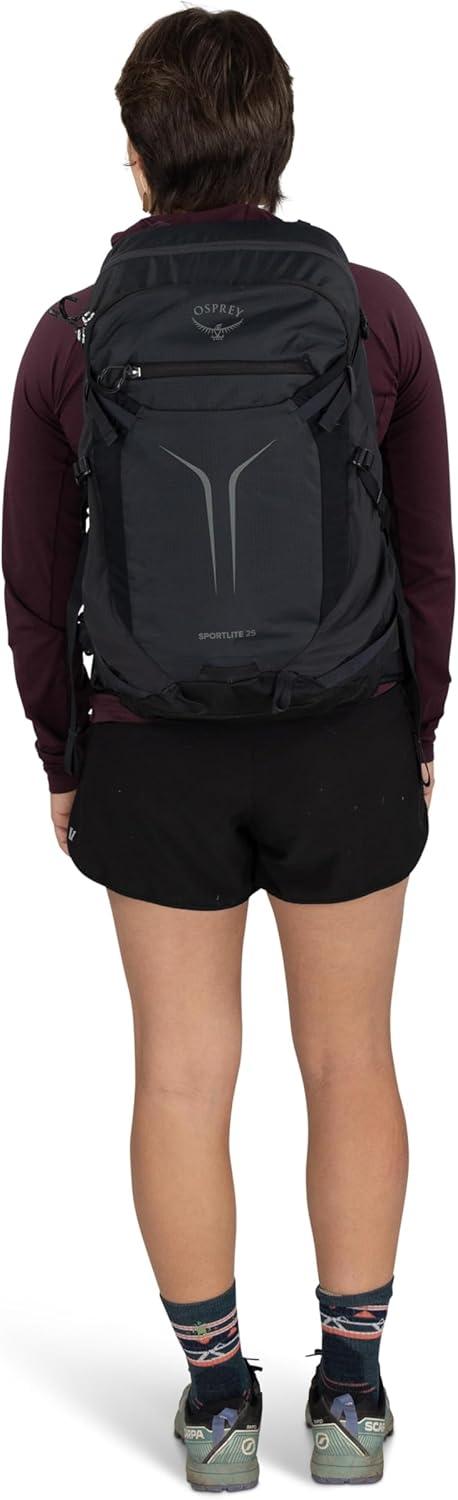 imageOsprey Sportlite 22L Lightweight Hiking Backpack for Men and Women Everyday Hiking Bag Travel Daypack Olive TanRaven Black