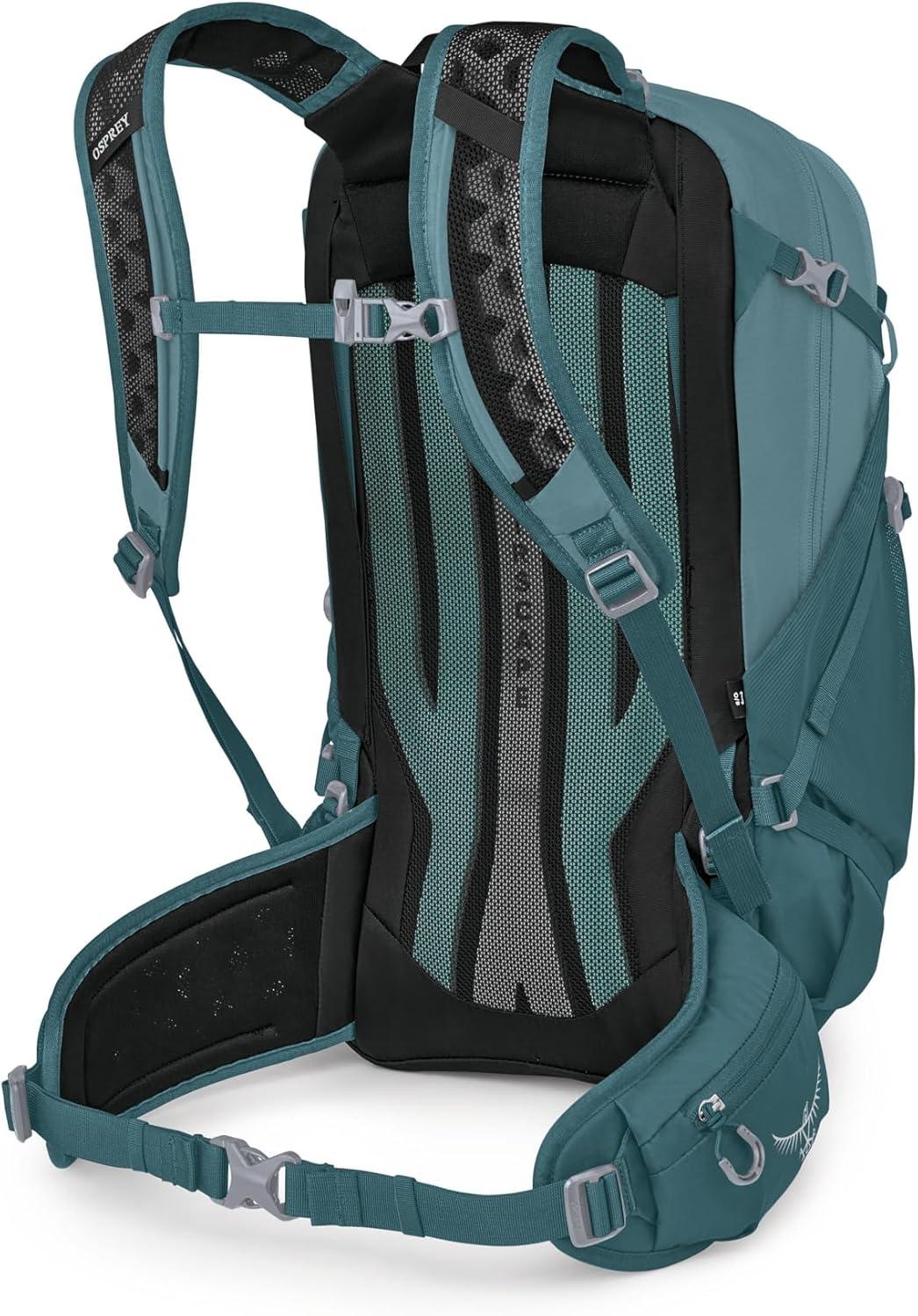 imageOsprey Sportlite 22L Lightweight Hiking Backpack for Men and Women Everyday Hiking Bag Travel Daypack Olive TanTorrent Blue