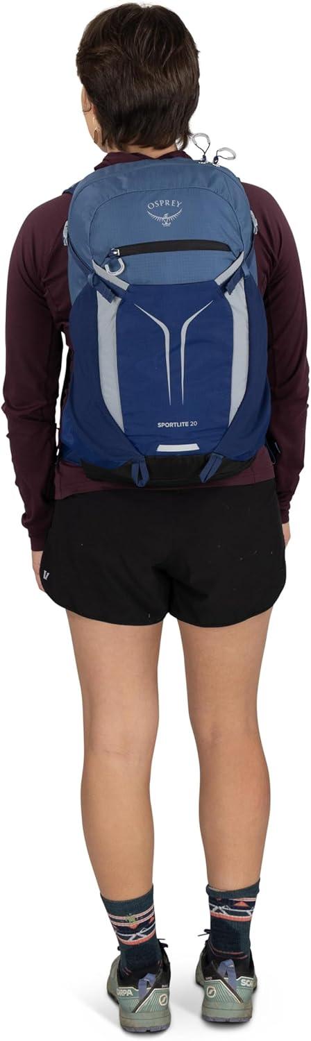 imageOsprey Sportlite 22L Lightweight Hiking Backpack for Men and Women Everyday Hiking Bag Travel Daypack Olive TanTorrent Blue