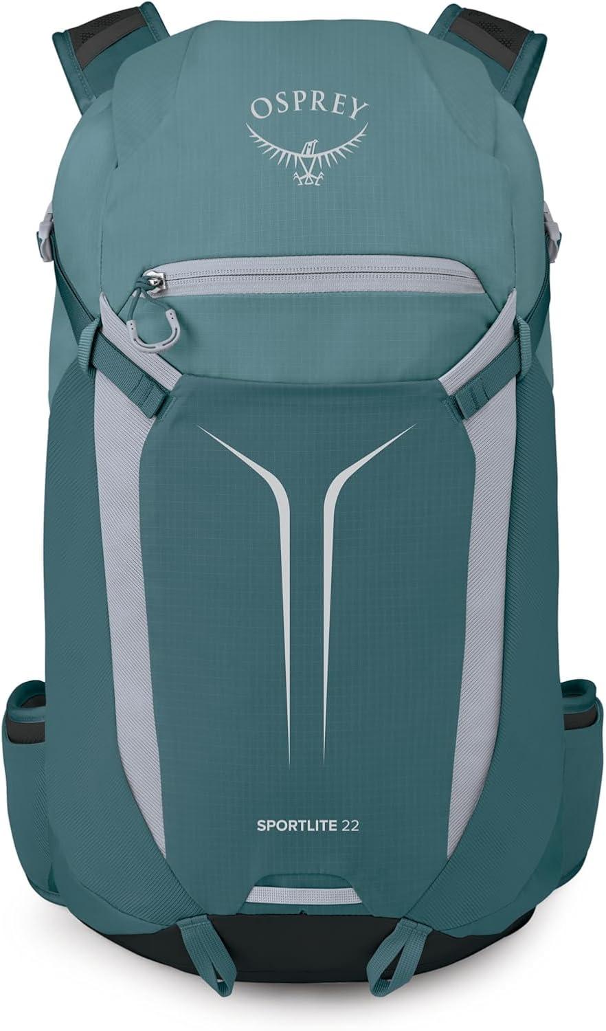 imageOsprey Sportlite 22L Lightweight Hiking Backpack for Men and Women Everyday Hiking Bag Travel Daypack Olive TanTorrent Blue