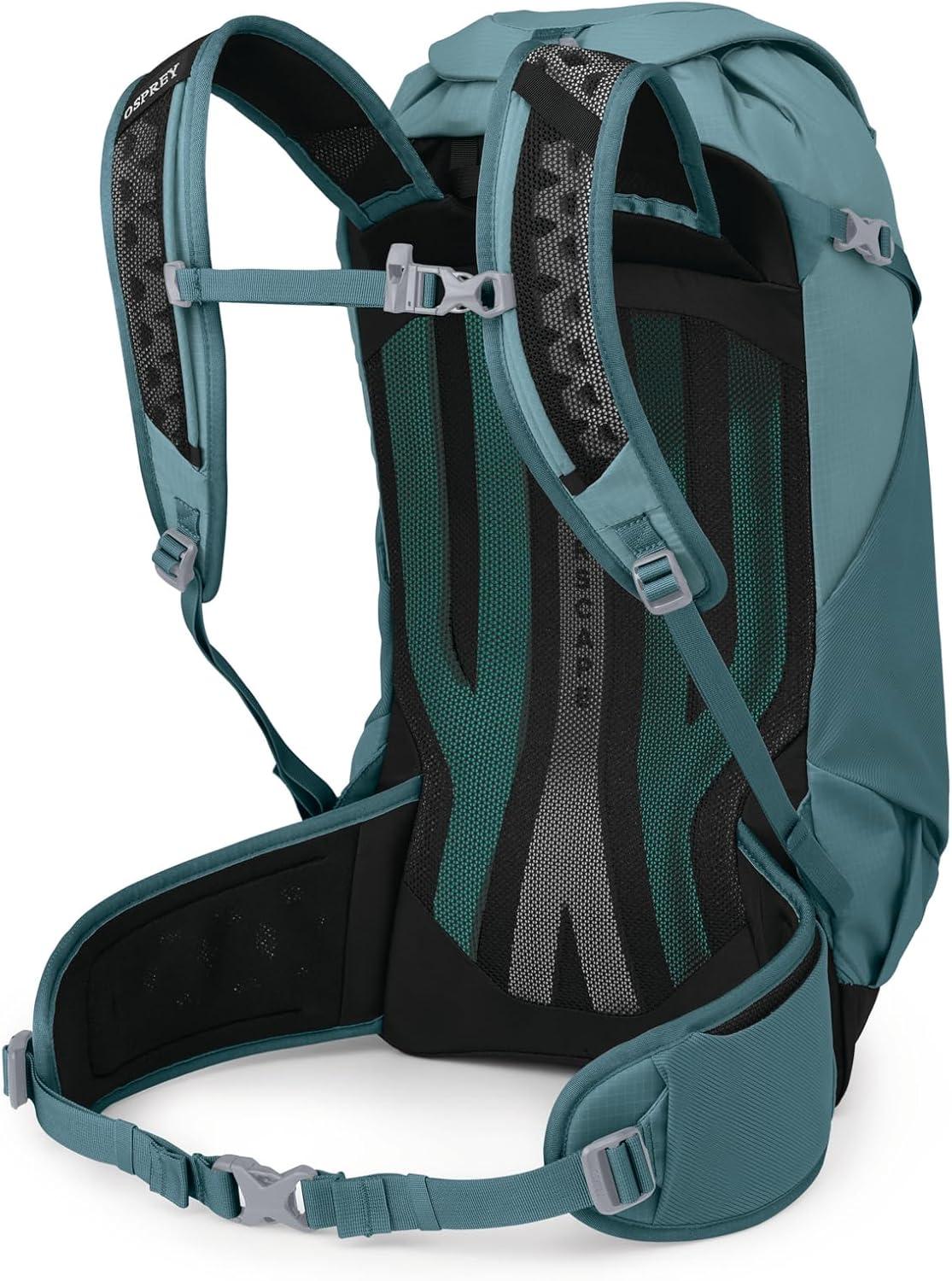 imageOsprey Sportlite 22L Lightweight Hiking Backpack for Men and Women Everyday Hiking Bag Travel Daypack Olive TanTorrent Blue