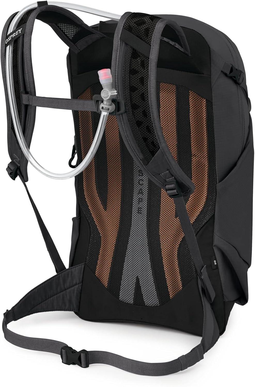 imageOsprey Sportlite Lightweight Hiking Backpack with Hydraulics Reservoir for Men amp Women Everyday Hydration Travel BagRaven Black