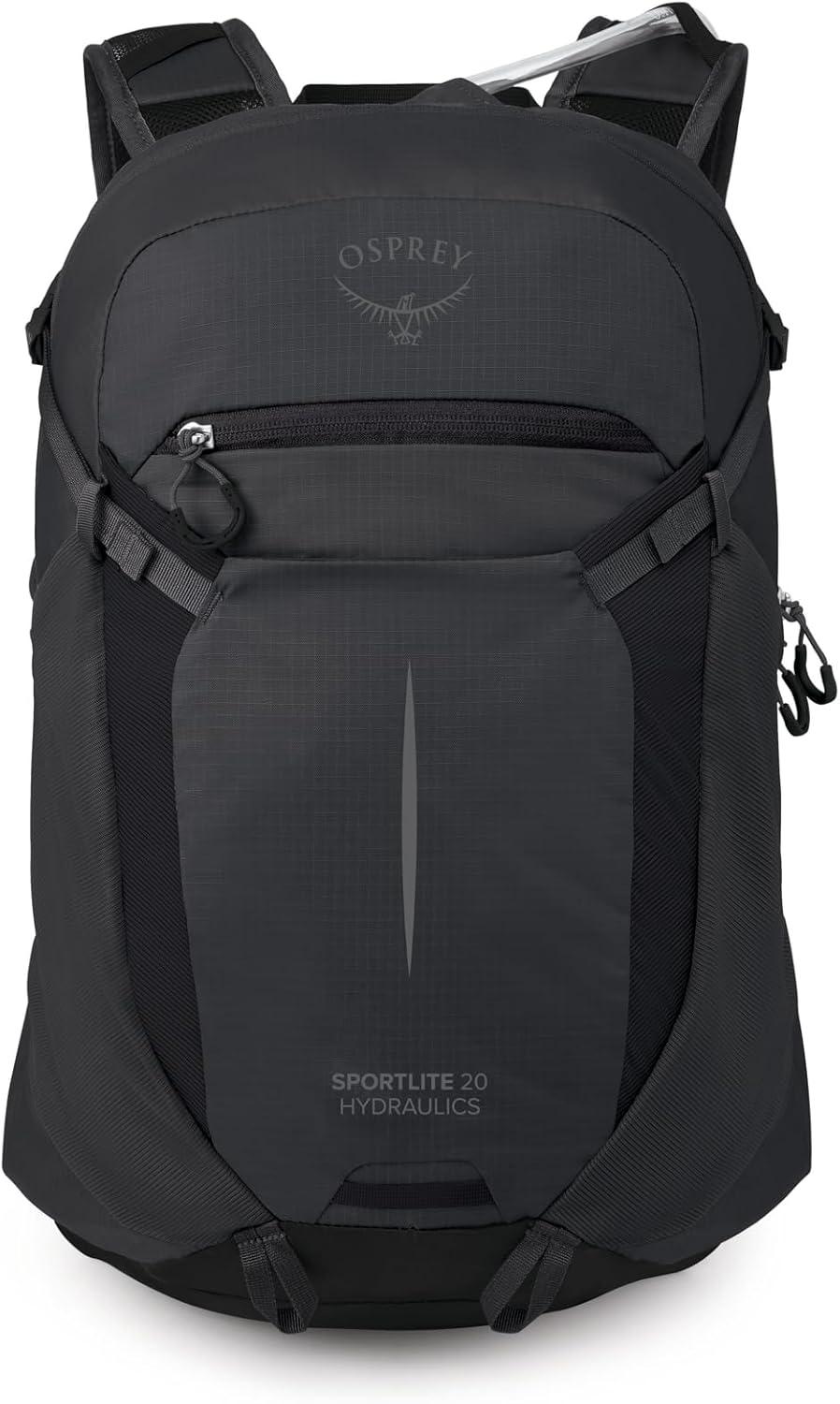 imageOsprey Sportlite Lightweight Hiking Backpack with Hydraulics Reservoir for Men amp Women Everyday Hydration Travel BagRaven Black