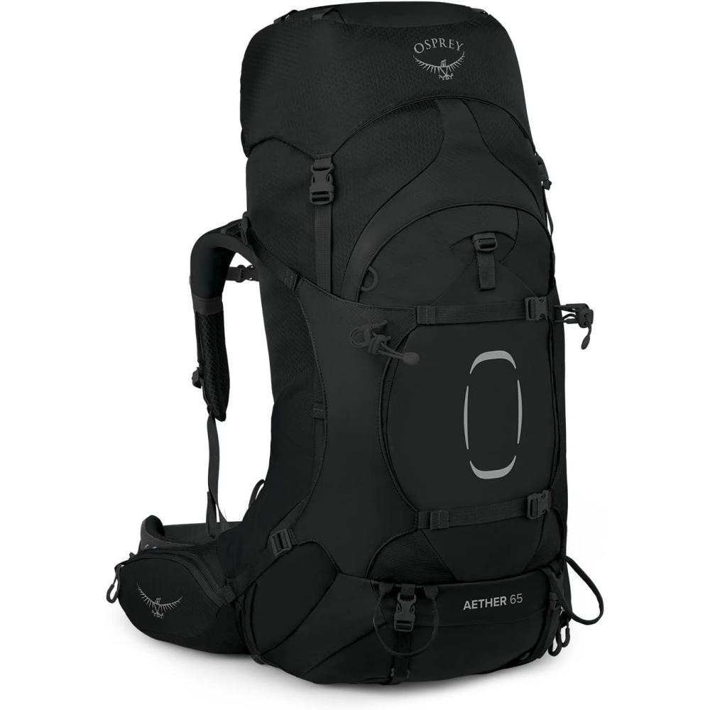 imageOsprey Aether 65L Mens Backpacking Backpack Black SMBlack