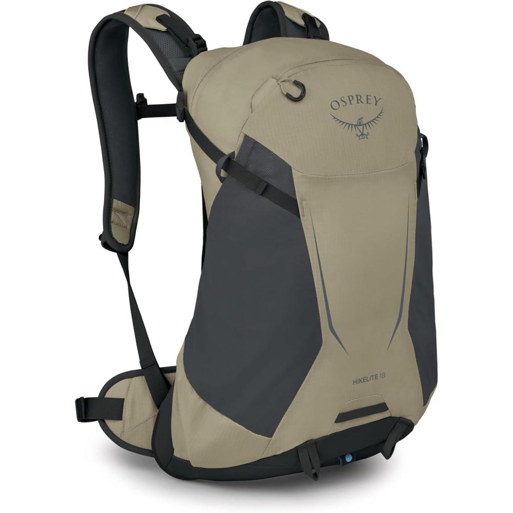 imageOsprey Hikelite 18L Durable Hiking Backpack Travel Daypack with Rain Cover for Men and Women Olive TanOlive Tan