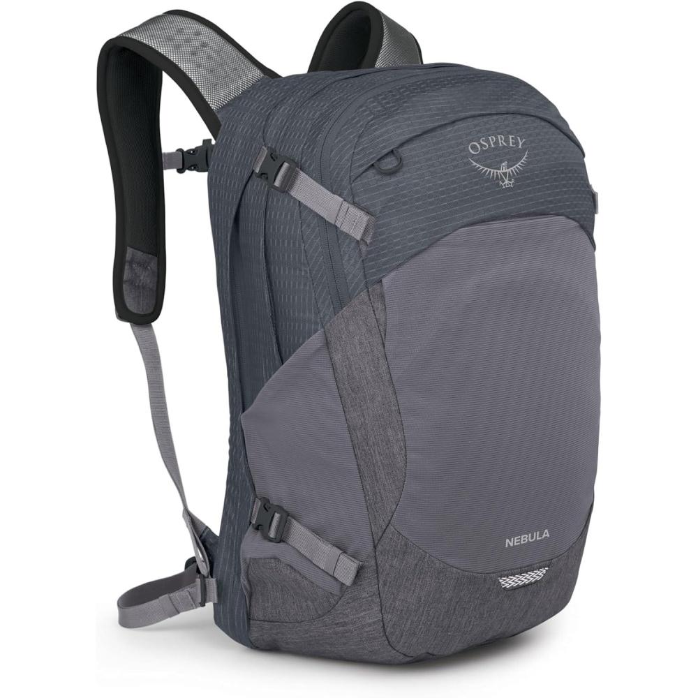 imageOsprey Nebula Commuter Backpack Everyday Bag with Laptop Sleeve and Bottle Pockets Torrent Blue HeatherTungstenSoundwave Grey Heather