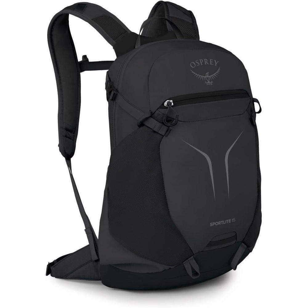 imageOsprey Sportlite 22L Lightweight Hiking Backpack for Men and Women Everyday Hiking Bag Travel Daypack Olive TanRaven Black