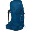 Osprey Aether 65L Men’s Backpacking Backpack, Black, S/M(Deep Water Blue)