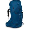 Osprey Aether 65L Men’s Backpacking Backpack, Black, S/M(Deep Water Blue)