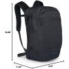 Osprey Nebula Commuter Backpack – Everyday Bag with Laptop Sleeve and Bottle Pockets, Torrent Blue Heather(Black)