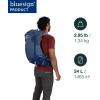 Osprey Stratos 36L Men’s Hiking Backpack – Lightweight Backpacking Pack with Waterproof Raincover – Camping Bag, Nirvana Blue(Raven Black)
