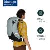 Osprey Stratos 44L Men’s Hiking Backpack – Lightweight Backpacking Pack with Waterproof Raincover – Camping Bag, Raven Black(Cetacean Blue)