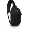 Osprey Quasar Shoulder Sling Bag – Everyday Crossbody Backpack with Laptop Sleeve, Bottle Pocket, & Phone Pocket, Phantom Grey Heather(Black)