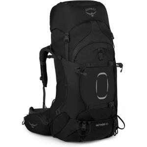 Osprey Aether 65L Men’s Backpacking Backpack, Black, S/M(Black)