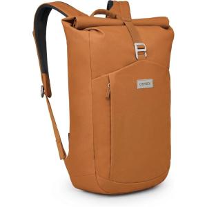 Osprey Arcane Roll Top Commuter Backpack, Stargazer Blue(Toffee Orange Heather)
