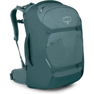 Osprey Fairview 55L Women’s Travel Backpack – Carry On Bag with Personal Item Sized Detachable Daypack, Sawdust-Olive Tan(Cascade Blue Torrent Blue)