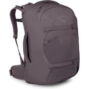 Osprey Fairview 55L Women’s Travel Backpack – Carry On Bag with Personal Item Sized Detachable Daypack, Sawdust-Olive Tan(Graphite Purple)
