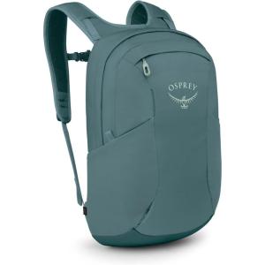 Osprey Farpoint Fairview Travel Daypack for Men and Women – Carry On Personal Item Backpack with Laptop Sleeve, Sawdust/Olive Tan(Cascade Torrent Blue)