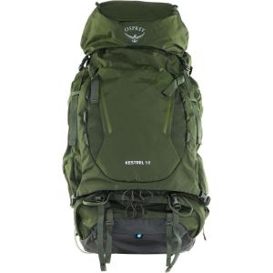 Osprey Kestrel 58L Men’s Backpacking Backpack – Hiking & Camping Bag with Waterproof Raincover, Moss Green, Small/Medium(Bonsai Green)