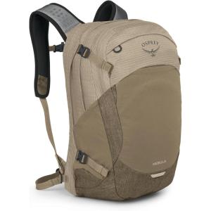 Osprey Nebula Commuter Backpack – Everyday Bag with Laptop Sleeve and Bottle Pockets, Torrent Blue Heather(Alpaca Tan/Latte Brown Heather)