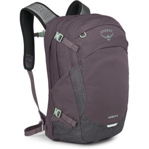 Osprey Nebula Commuter Backpack – Everyday Bag with Laptop Sleeve and Bottle Pockets, Torrent Blue Heather(Graphite-purple Heather)