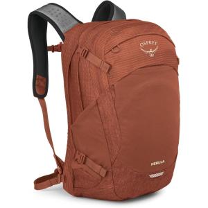 Osprey Nebula Commuter Backpack – Everyday Bag with Laptop Sleeve and Bottle Pockets, Torrent Blue Heather(Porcelain Orange Heather)
