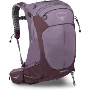 Osprey Sirrus 34L Women’s Hiking Backpack – Camping Bag with Waterproof Raincover, Bottle Pockets, & Gear Straps, Sevres Blue(Purple Dusk)