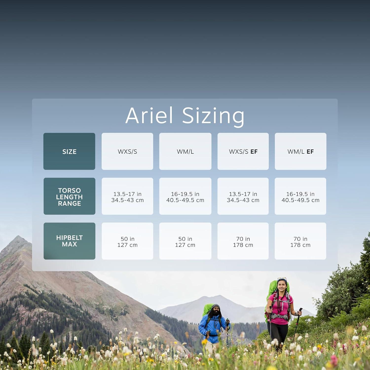 imageOsprey Ariel Plus 85 Womens Backpacking PackBlack