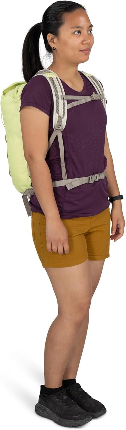 imageOsprey Daylite Cinch Backpack Lightweight Travel Bag for Hikes Festivals and Everyday Fuzzy Window PrintTorrent BlueFuzzy Window Printtorrent Blue